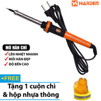 Mỏ hàn thiếc – mỏ hàn chì điện tử 60W WYNNS HARDEN PRO lên nhiệt nhanh mối hàn đẹp độ bền cao - Tặng 1 cuộn thiếc và 1 hộp nhựa thông mỏ hàn nhiệt mỏ hàn thiếc 60w mỏ hàn cầm tay mỏ hàn que mỏ hàn cao cấp