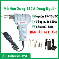Mỏ hàn xung Welgun 130W nhiệt nhanh mạnh, dùng cả đầu hàn dây đồng và hợp kim (Full Bộ Kèm Nguồn)