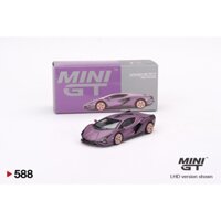 MÔ HÌNH 1:64 MINI GT - Lamborghini Sián FKP 37 Matte Viola SE30 - HK Exclusive