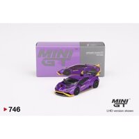 MÔ HÌNH 1:64 MINI GT - Lamborghini Huracán STO Viola Pasifae
