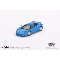 MÔ HÌNH 1:64 MINI GT - Bugatti EB110 GT Blu Bugatti