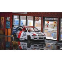 MÔ HÌNH 1:64 SPEED GT - Mitsubishi EVO IX Trio #9 Livery