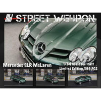 MÔ HÌNH 1:64 STREET WEAPON - Mercedes-Benz SLR McLaren Green Color