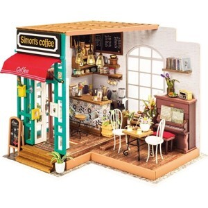 Mô hình 3D Gỗ-Quán Cafe của Simon-DG109