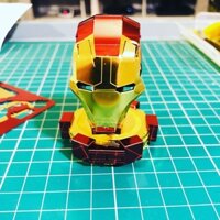Mô Hình 3D Kim Loại Nón Iron Man (chưa ráp)