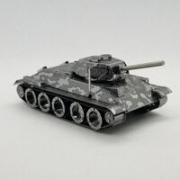 Mô Hình 3D Kim Loại Xe Tăng T-34 Của Liên Xô (chưa ráp)