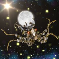 Mô Hình 3D Lắp Ráp Bạch Tuộc Cơ Khí 2400 Chi Tiết - Phong Cách Steampunk