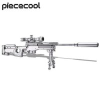 Mô Hình 3D Lắp Ráp Kim Loại Piececool Súng Tỉa AWM (186 mảnh, AWM Sniper Rifle)