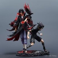 Mô hình anime phiên bản đôi của anh em Uchiha Itachi và Sasuke MZ từ bộ truyện Naruto # Quà tặng