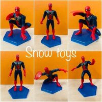 Mô hình Avengers - Marvel - DC - Trọn bộ 6 mô hình tư thế Spider Man - Người Nhện - Cao 7~12cm