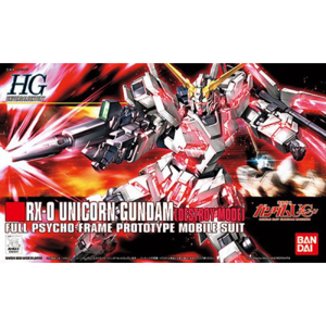 Mô Hình Bandai Gundam HGUC RX 0 Unicorn Destroy Mode