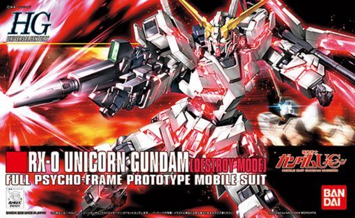 Mô Hình Bandai Gundam HGUC RX 0 Unicorn Destroy Mode