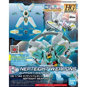 Mô hình Bandai HGBD:R 1/144 Nepteight Gundam Weapons