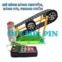 Mô hình băng tải, băng chuyền, thang cuốn điều khiển dùng học tập thí nghiệm DIY Stem Steam - P0505