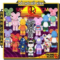 Mô hình Bearbrick Siêu Sao 55cm nhiều mẫu làm quà tặng đồ decor
