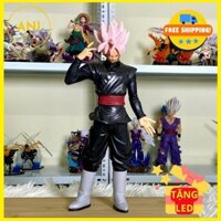 Mô hình Black Goku tóc hồng- Super Saiyan Rose,  nguyên khối cao 31.5cm ( Box)  Đồ Chơi Toy Led