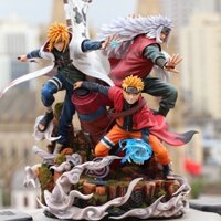 Mô hình bô 3 Naruto, Minato, Jiraiya cao 42cm siêu đẹp