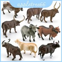 Mô hình bò sừng dài Pvc Texas thực tế dành cho người sưu tập và trang trí