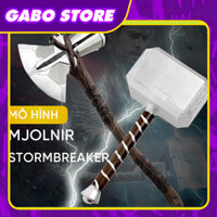 Mô hình búa Mjolnir StormBreaker của Thor vật liệu PU đàn hồi tốt kích thước 44x20x13 Gabo store