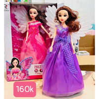 Mô hình Búp Bê Barbie cánh thiên thần-có đèn nhạc vui nhộn