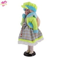Mô hình búp bê sứ mùa đông Esquirla có đế trưng bày bằng gỗ 16 inch