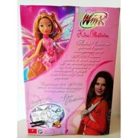 Mô hình búp bê winx club kira plastinina dễ thương