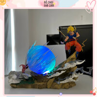 Mô Hình Cao Cấp Kid Buu vs Son Goku Cao 20cm Có Đèn Led Cực Đẹp - Mô hình Dragon Ball Z