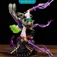 Mô hình Cao Cấp One Piece Zoro trên mái nhà, Zoro Đứng Ngậm Kiếm của Tiệm Nhà Dứa
