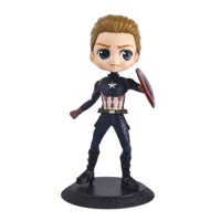 Mô Hình Captain America Dáng Đứng Cầm Khiên – Cao 15cm – Nặng 200gram – Figure Marvel – No Box - (VAT : G873-84) - K17-T2-S6