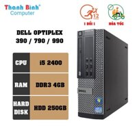 Mô Hình Cây Máy Tính Đồng Bộ - Dell Optiplex 390/790 ( I5 2400-4G-250G ) - BẢO HÀNH 12 THÁNG 1 ĐỔI 1 - Máy Tính Cây