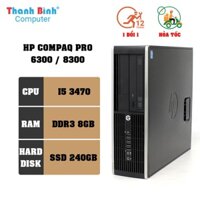 Mô Hình Cây Máy Tính Đồng Bộ -️ HP PRO 6300/8300 ( I5 3470/8G/240G )  - BẢO HÀNH 12 THÁNG 1 ĐỔI 1 - Máy Tính Cây