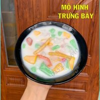 Mô hình chè thái, bát sữa chua mít giả trưng bày