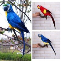 Mô hình chim vẹt giả 45cm trang trí đa năng