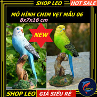Mô hình chim vẹt (mẫu 06)- trang trí lũa bể cá- bán cạn, terrarium - mô hình trang trí tiểu cảnh-shopleo