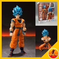Mô Hình Chính Hãng SHF SHFiguarts Son Goku Blue Super Saiyan God Dragon Ball Super BANDAI