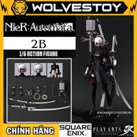 Mô Hình Chính Hãng Square Enix Play Arts Nier Automata 2B Deluxe Ver Action Figure