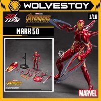 Mô Hình Chính Hãng ZD Toys Marvel Avengers Infinity War Iron Man Mark 50 (MK50) Deluxe 1/10 Action Figure