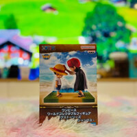 Mô hình chính hãng MONKEY.D.LUFFY & SHANKS - ONE PIECE WORLD COLLECTABLE FIGURE LOG STORIES - hãng BANPRESTO
