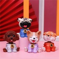 Mô Hình Chó Lắc Đầu Khoác Áo Hoodie