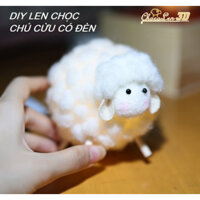 Mô hình chú cừu len chọc tự làm có đèn để bàn trưng bày [Có hướng dẫn]