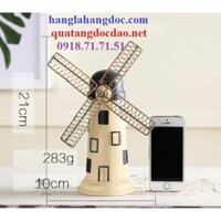 Mô hình cối xay gió Hà Lan CXG21 trang trí phong cách cổ điển & sang trọng (cao 21cm)