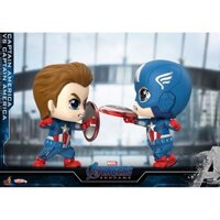 Mô Hình COSBABY COSB(S) - Endgame: Captain America VS Captain America Set 658