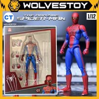 Mô Hình CT Mafex 001 Marvel The Amazing Spider-Man Andrew 1/12 Action Figure