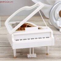 Mô hình đàn Piano cổ điển HTGHTG, có hộp nhạc Piano phong cách châu Âu nhẹ nhàng, dễ sử dụng ABS tinh tế Trái tim nữ tính Hộp nhạc trẻ em Đồ chơi Quà tặng sinh nhật