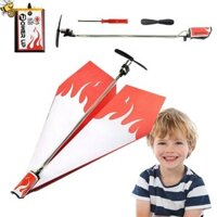 Mô hình điện máy bay ZENPULSE, Ném tay Đồ chơi bay Máy bay giấy gấp, Quà tặng sinh nhật Máy bay tự làm Phát triển nhận thức Giấy giáo dục Máy bay Đồ chơi trẻ em
