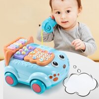 Mô Hình Điện Thoại Bàn Đồ Chơi Có Nhạc Giáo Dục Sớm Cho Bé