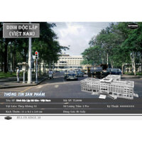 Mô Hình Dinh Độc Lập Sài gòn - Việt Nam (Kim loại tự ghép)