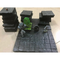 Mô hình dnd battle mat. Dungeon tile. Dungeons and Dragon