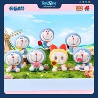 Mô hình đồ chơi Blind box Móc khóa Gấu bông Doraemon Flower Language Blessing V1 ( Ngôn Ngữ Các Loài Hoa ) LDCX