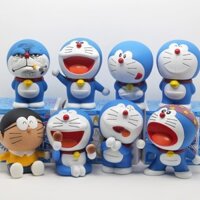 Mô hình đồ chơi Doraemon Nobita đa sắc thái decor bàn làm việc,trang trí xe ô tô,quà tặng sinh nhật